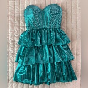 Teal Homecoming/Prom/Party Dress